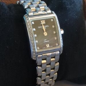 Vintage Ladies Raymond Weil Diamond Watch Tosca Model #5874